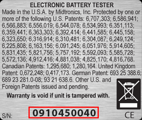 Electronic Battery Tester