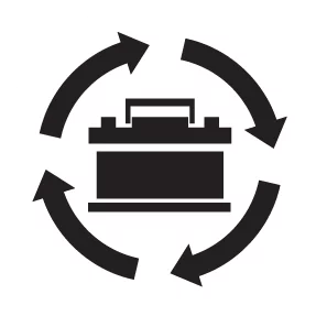 Battery program management icon