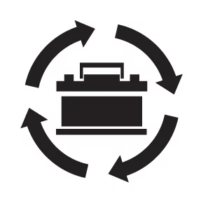 Icône de gestion du programme de batterie