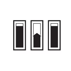 EV-batterijmodule balanceringspictogram