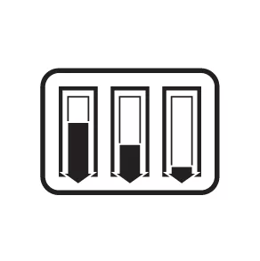 EV battery pack depowering icon