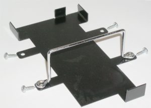 Shelf-mount printer bracket for infrared printer