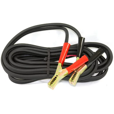 12ft car battery charging cable/clamp