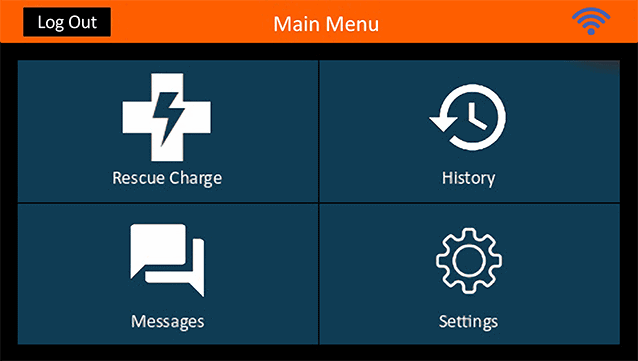 Écran de menu Midtroincs xRC-3363