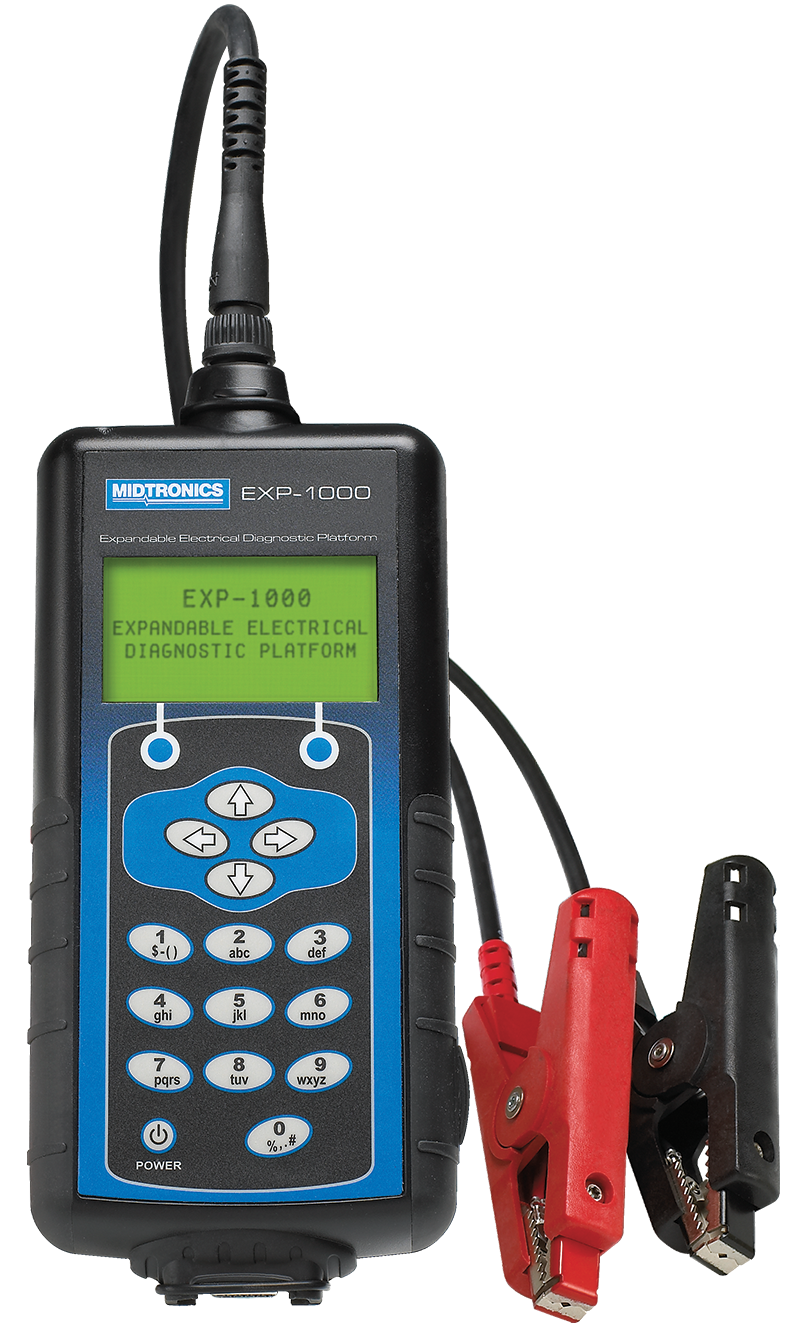 Midtronics EXP-1000 hand held battery tester for commercial fleet