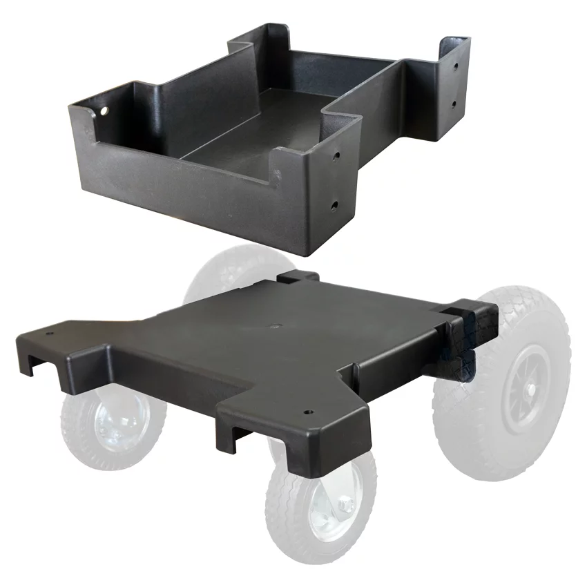 Midtronics accessory cart bottom and middle shelf kit