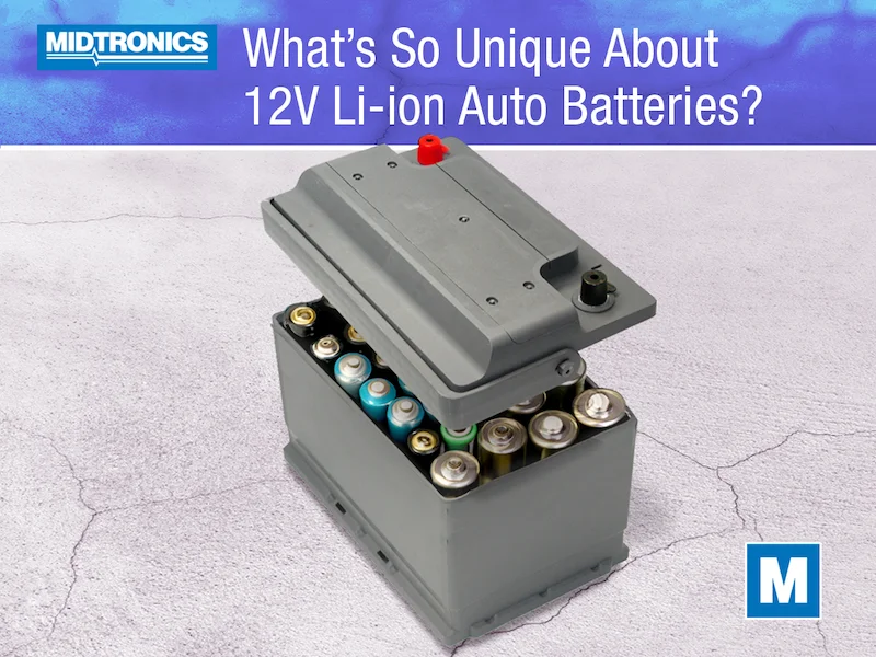 自動車用 12V リチウムイオン電池のユニークな特性