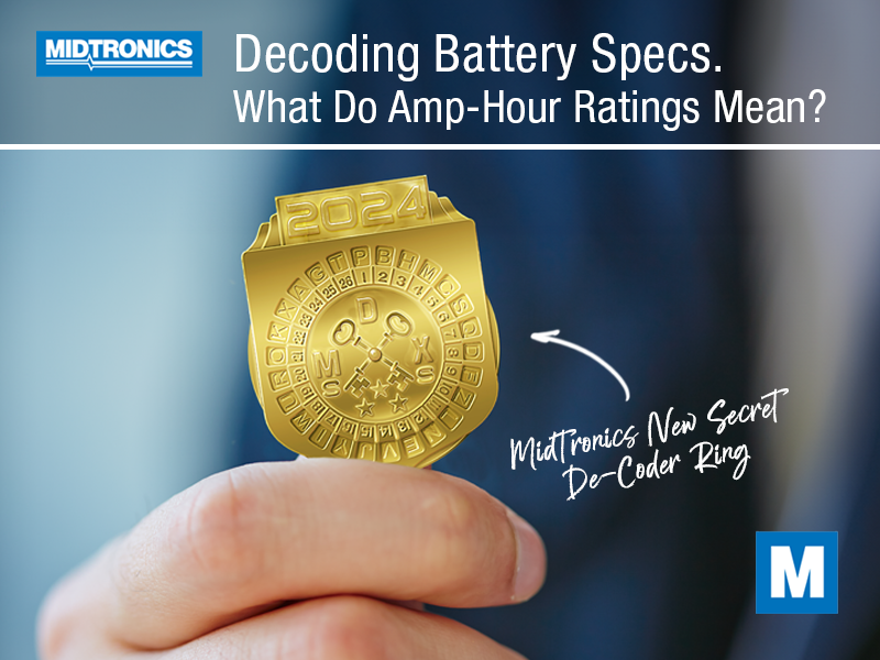 Batterijspecificaties decoderen: wat betekent een ampère-uurwaarde?