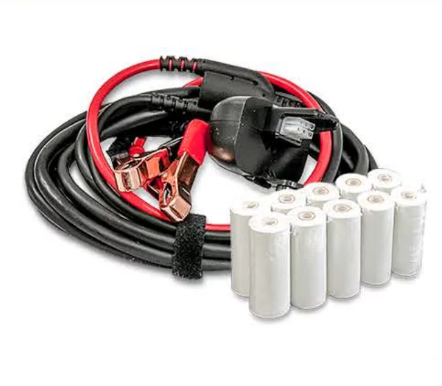 Battery charging cables and thermal printing paper rolls