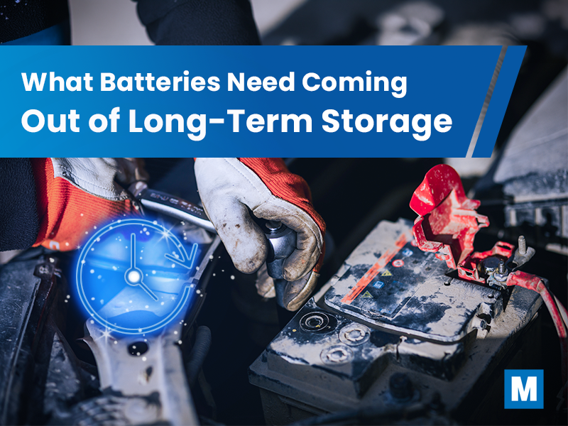 What Batteries Need Coming Out of Long-Term Storage